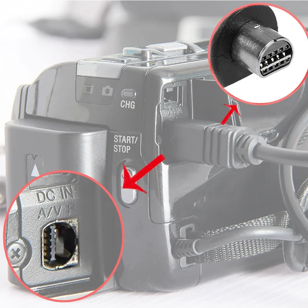 For Sony Camer VMC-30FS AV Cable 10-Pin DV Connector to 3RCA S-Video Sony DCR Handycam Camcorder Digital Camera VMC-15FS A/V