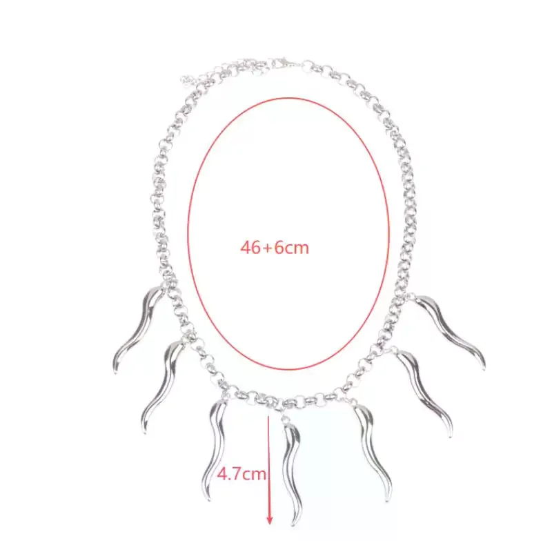 فاسق الجمالية التيتانيوم الصلب مخروط قلادة قلادة كول الإكسسوارات هندسية الرقبة سلاسل القوطي الجرونج روك مجوهرات هدية #5