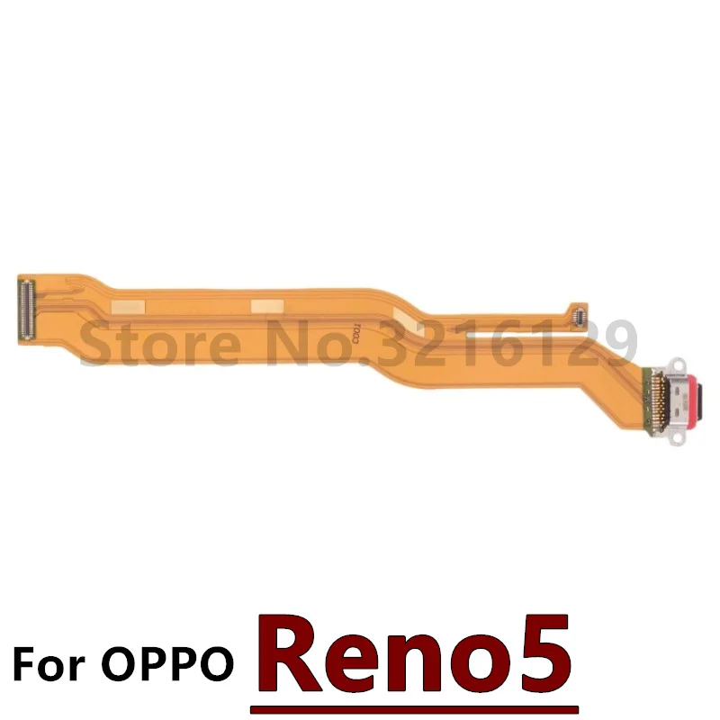 Original USB Charger Dock Board For OPPO Reno5 Lite Pro+ Reno6 Z Reno7 Pro Lite USB Charging Jack Port Connector Flex Cable