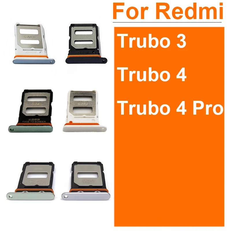 

Держатель слота для лотка для SIM-карты для Xiaomi Redmi Trubo 3 Turbo 4 Trubo 4 Pro, адаптер для гнезда для SIM-карты, гибкий кабель