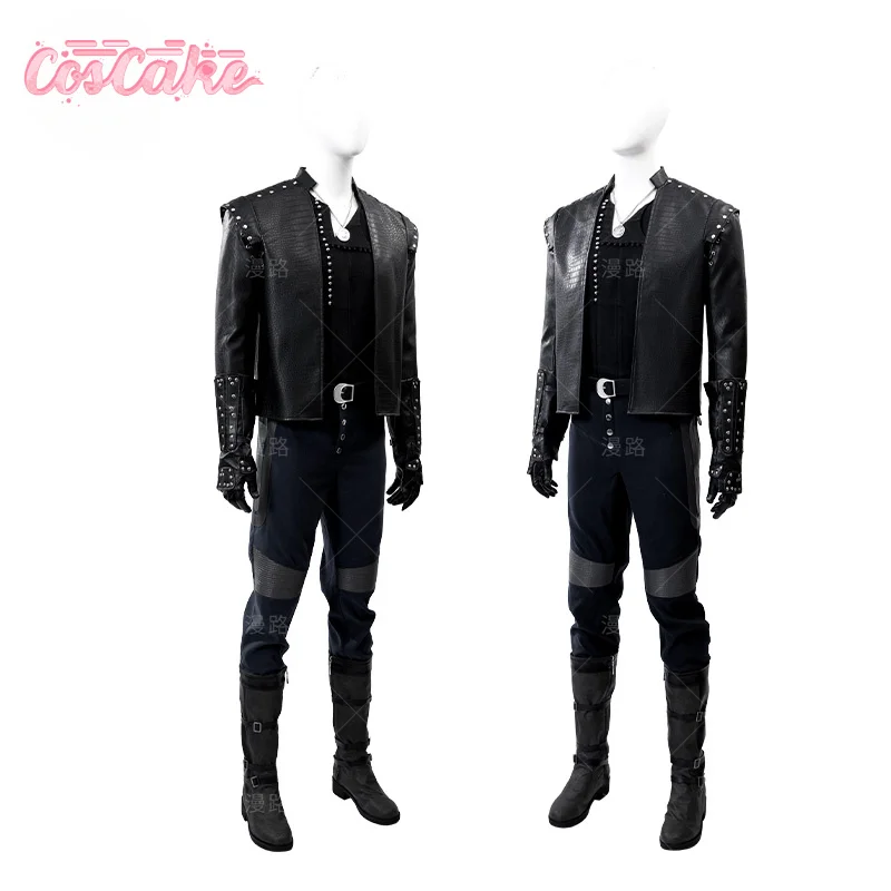 

Geral Witcher 5 Cosplay Costume Uniform Geralt of Rivia White Wolf Halloween Carnival Party Christmas Play Role Clothes Clothing