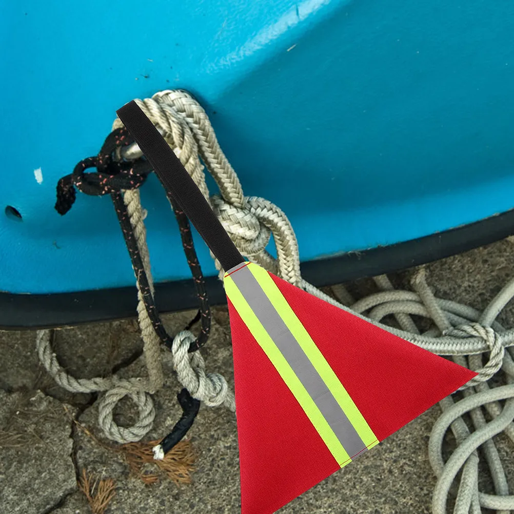 

Набор из 3 светоотражающих сигнальных флагов для каяка, флаги безопасности для лодок, буксировочные флаги, высоковидимые аксессуары для каяка на открытом воздухе