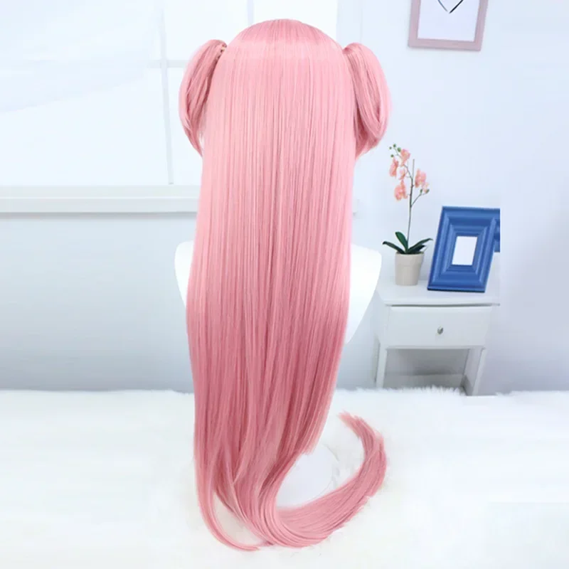 Perruque Anime Kaname Madoka Puella Magi Madoka Magica Cosplay ultime Madoka rose cheveux longs perruque
