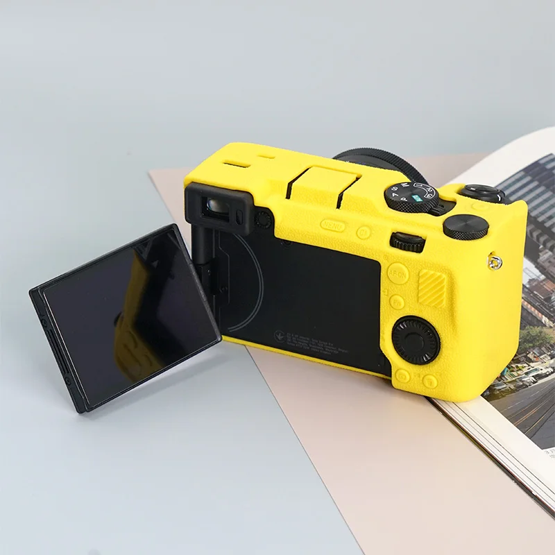 Camera Case for Sony A7CII A7C MarkII A7CR Soft Silicone Case Protector Camera Cover Rough Durable Full Case with Hot shoe Cover