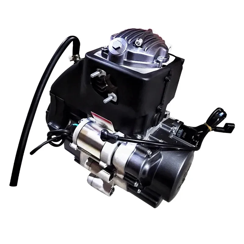 Hongsheng CG200D Motorcycle Engine, 200cc Air-Cooled Single-Cylinder Four-Stroke Engine, Electric Start