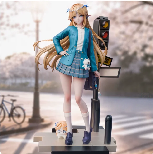 

Presale Anime Game Wuthering Waves Cartethyia Cosplay Anime Q version model ornament desktop decoration Xmas Gifts