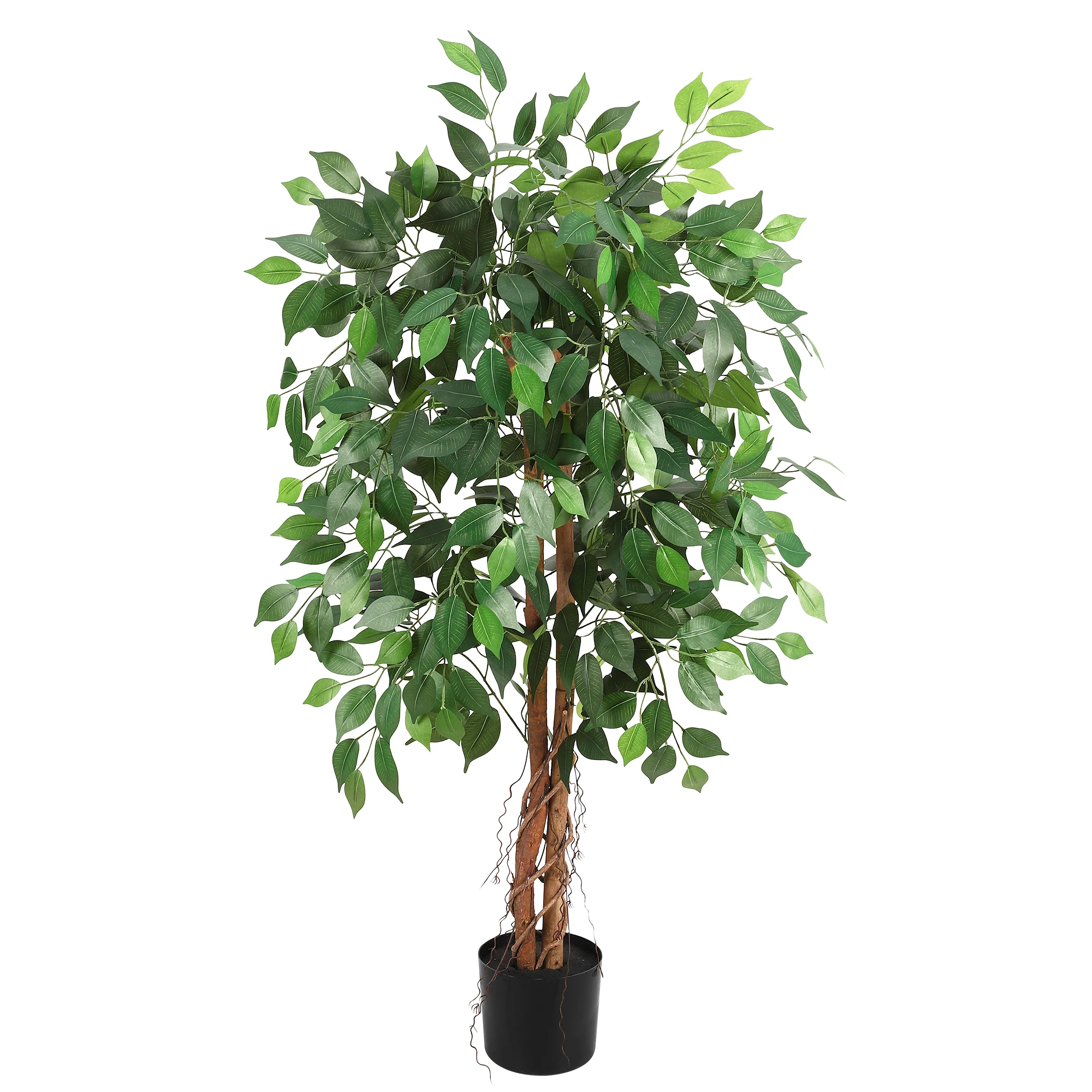 Piante artificiali Ficus, piante artificiali Grande Ficus artificiale in vaso Albero artificiale