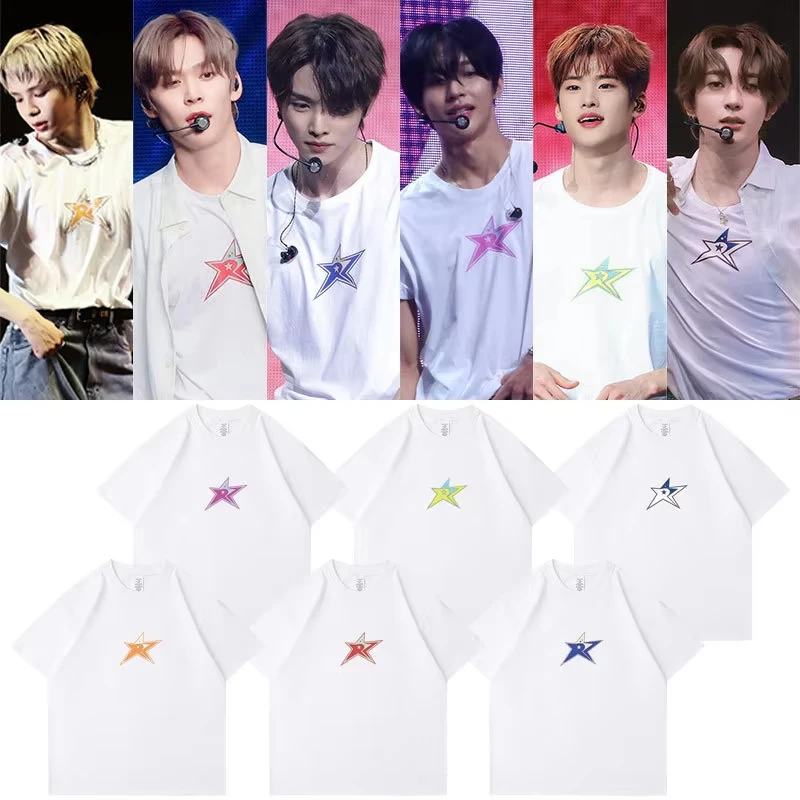 

Summer RIIZE Concert Riizing Day SAME T-SHIRT Kpop Fashion Women Loose Tshirt Cotton Short Sleeve Tee Korean Popular Clothes