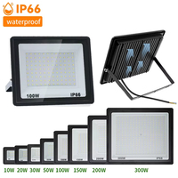 1/2/3/4/8PCS LED Floodlight Spotlight 10W 20W 30W 50W 100W 150W 200W 300W AC220V IP66 Waterproof Outdoor Wall Garden Lamp Light