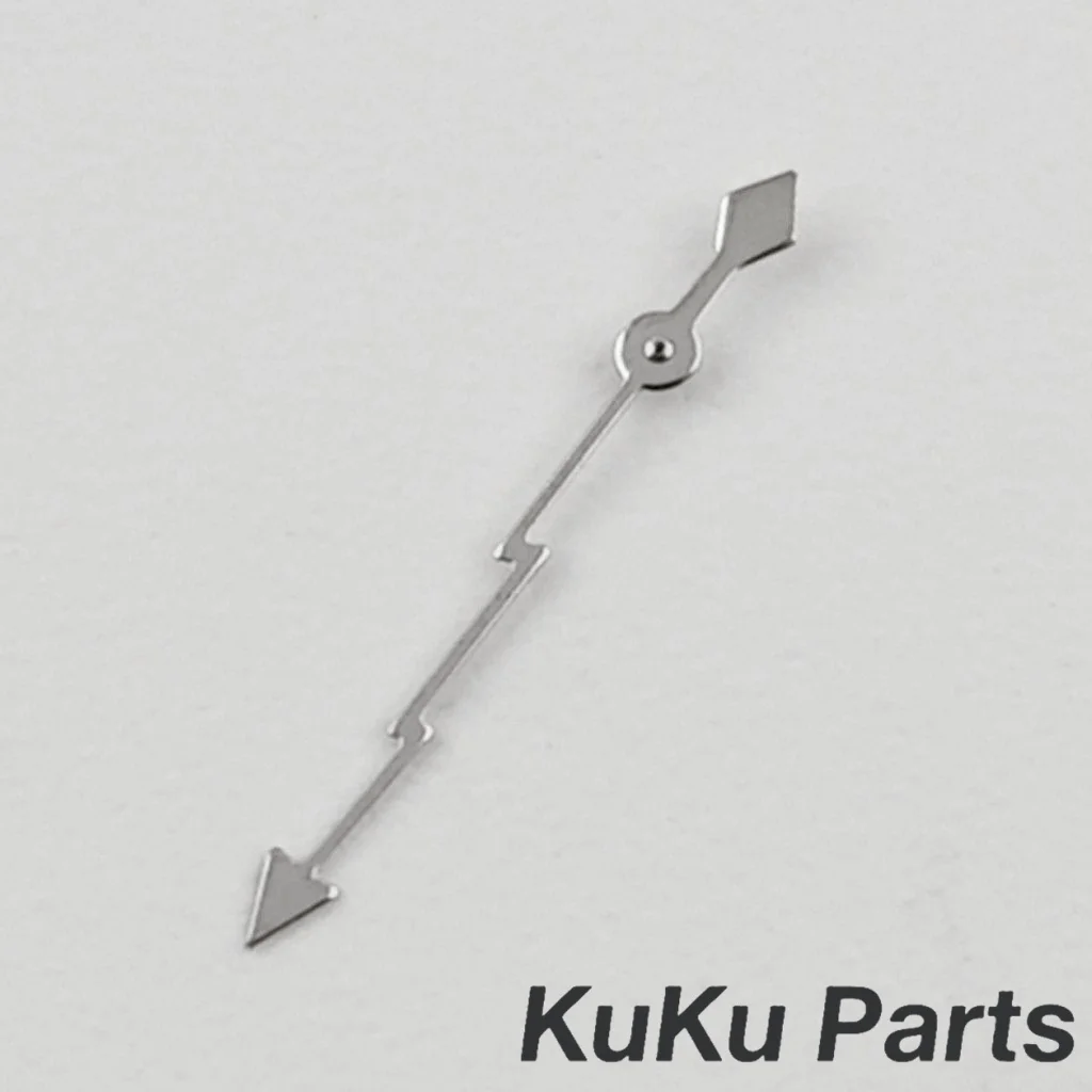 Relâmpago 13mm prata ouro preto vermelho verde mãos relâmpago segundos relógios agulhas caber nh34 nh35 nh36 nh38 movimento sem luminoso