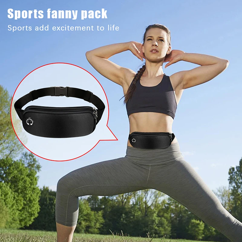 Waist Bag For Sports Running And Mobile Phones Durable Multi-Functional Large Capacity Suitable For Marathon Use view 2