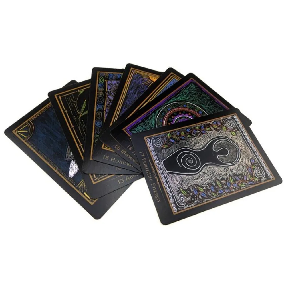 Carte Oracle di guarigione super sciamanica Mazzo di 44 carte Tarocchi Versione inglese Gioco da tavolo di divinazione