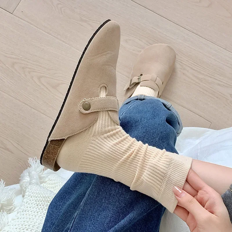 Düz Renk Çorap Kadın Rahat Pamuk Nefes Harajuku Sokak Spor Çorap Japon Moda Okul Kız Siyah Beyaz Çorap