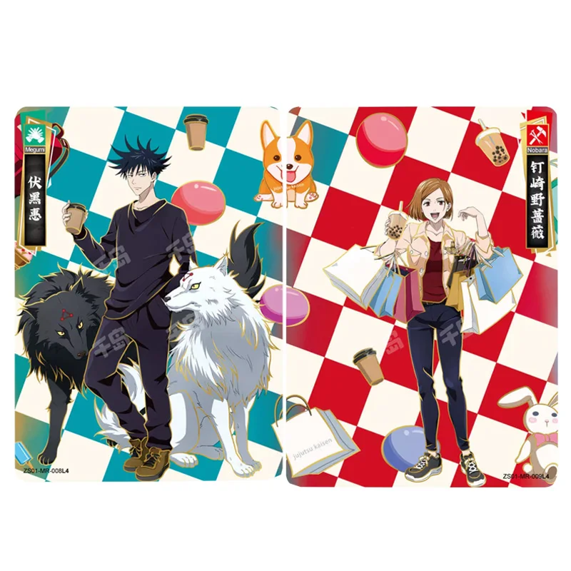 Jujutsu Kaisen MR Itadori Yuji Fushiguro Megumi Kugisaki Nobara Gojo Satoru Ryomensukuna Refraction Glitter collectible card