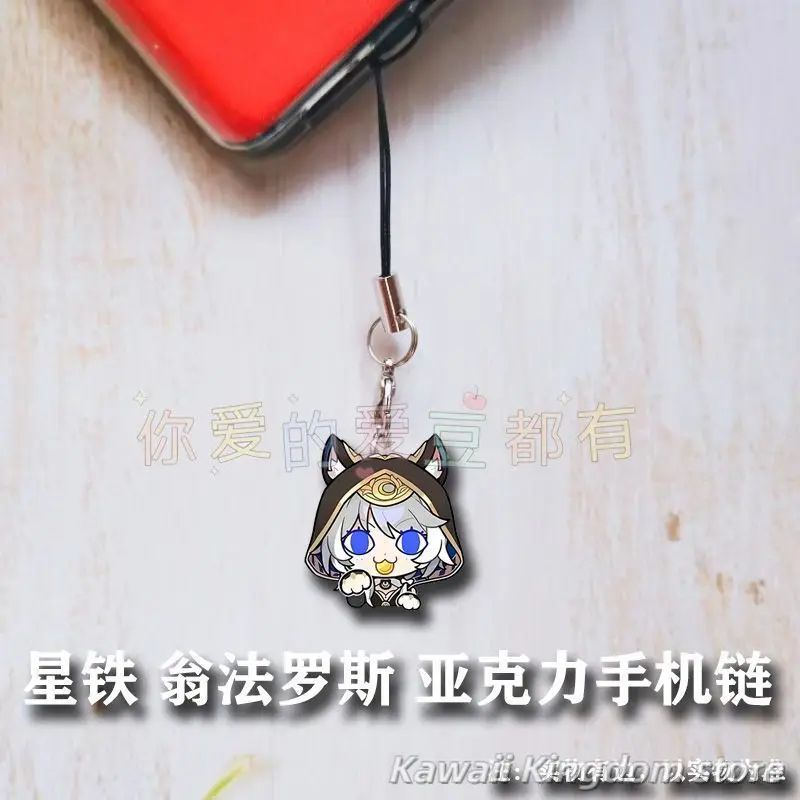 Honkai: Star Rail Cifera Anime Game Telefoonketting Telefoontouw Knoop Mobiele telefoon Lanyard Sleutelhanger Vrouw Meisje Tashanger