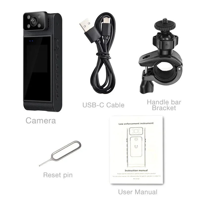 AB25-New 1080P HD WIFIミニカメラカムコーダーボディマウントカム小型180度回転式レッドバイクカメラスポーツDV車載DVR