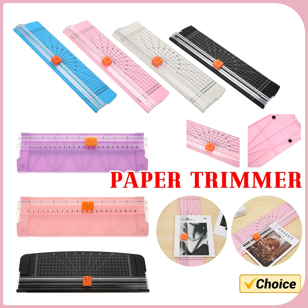 A4 Paper Card Art Trimmer Photo Cutter Cutting Plastic Bottom for Office DIY