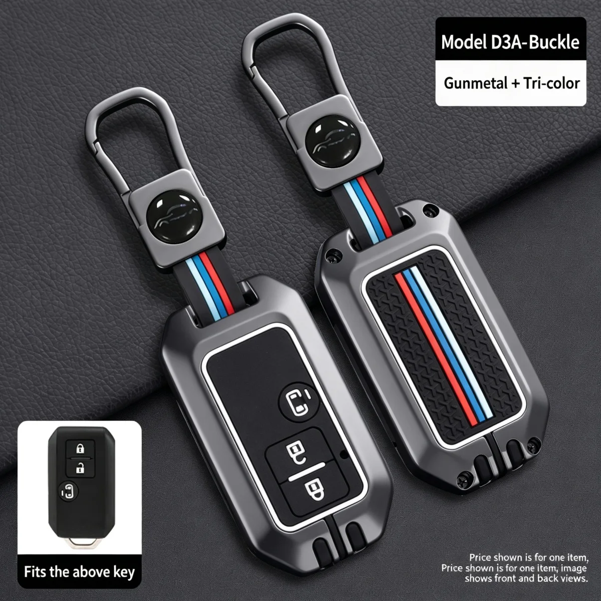 Zinc Alloy Car Remote Key Case Cover Shell For Suzuki Ertiga Swift Wagon R 2 3 4 Button Protected Holder Keyless Fob Accessories