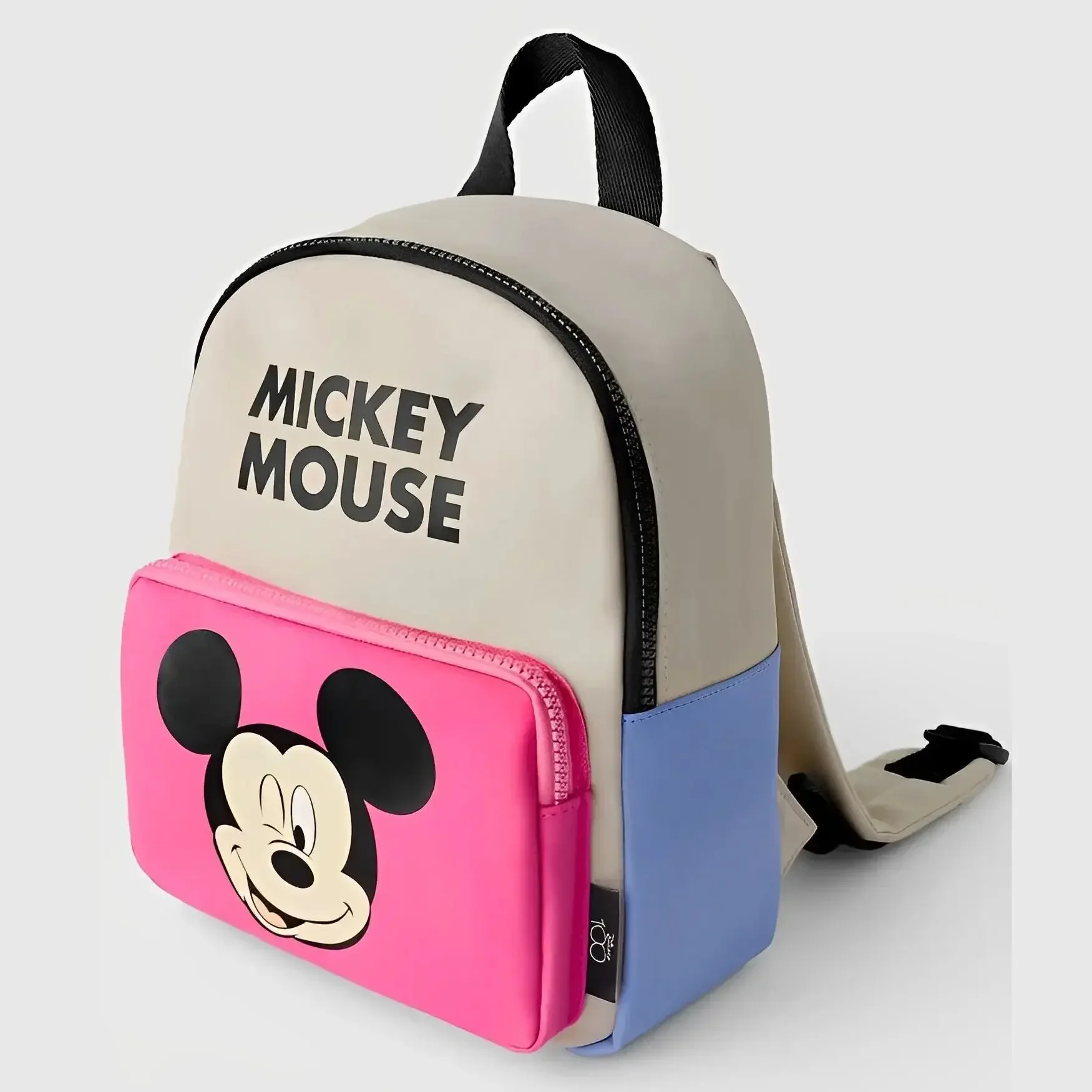 2025 Fashion Large Capacity Backpack Girls Mochila Disney Mickey Mouse Cartoon Fashion Backpack Women\'s Minnie Canvas School Bag