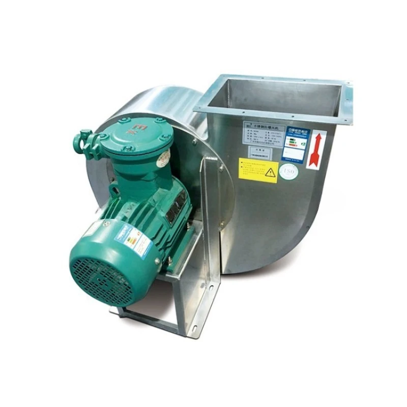

Low noise 4-72A centrifugal fan 0.55KW dust removal and painting exhaust gas treatment fan