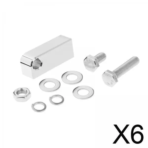 

Motorcycle Headlight Mount CNC Aluminum Extension Block Bracket Fairing Mounting Kit for FXST Softail FXDWG 5.75 7 Inch