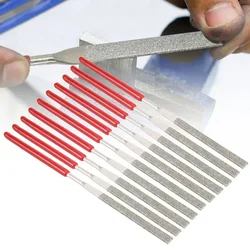 10Pcs Diamond Needle File Set For Jewelry Metal Wood Ceramic Glass Stone Craft Sharping Working Hand Carving Tool