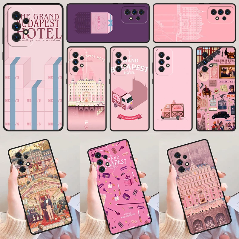 

Чехол для телефона в стиле фильма «большой отель Будапешт» для Samsung A52 A72 A73 A20e A21S A50 A70 A11 A12 A42 A31 A40 A51 A71 A32 A80 A91