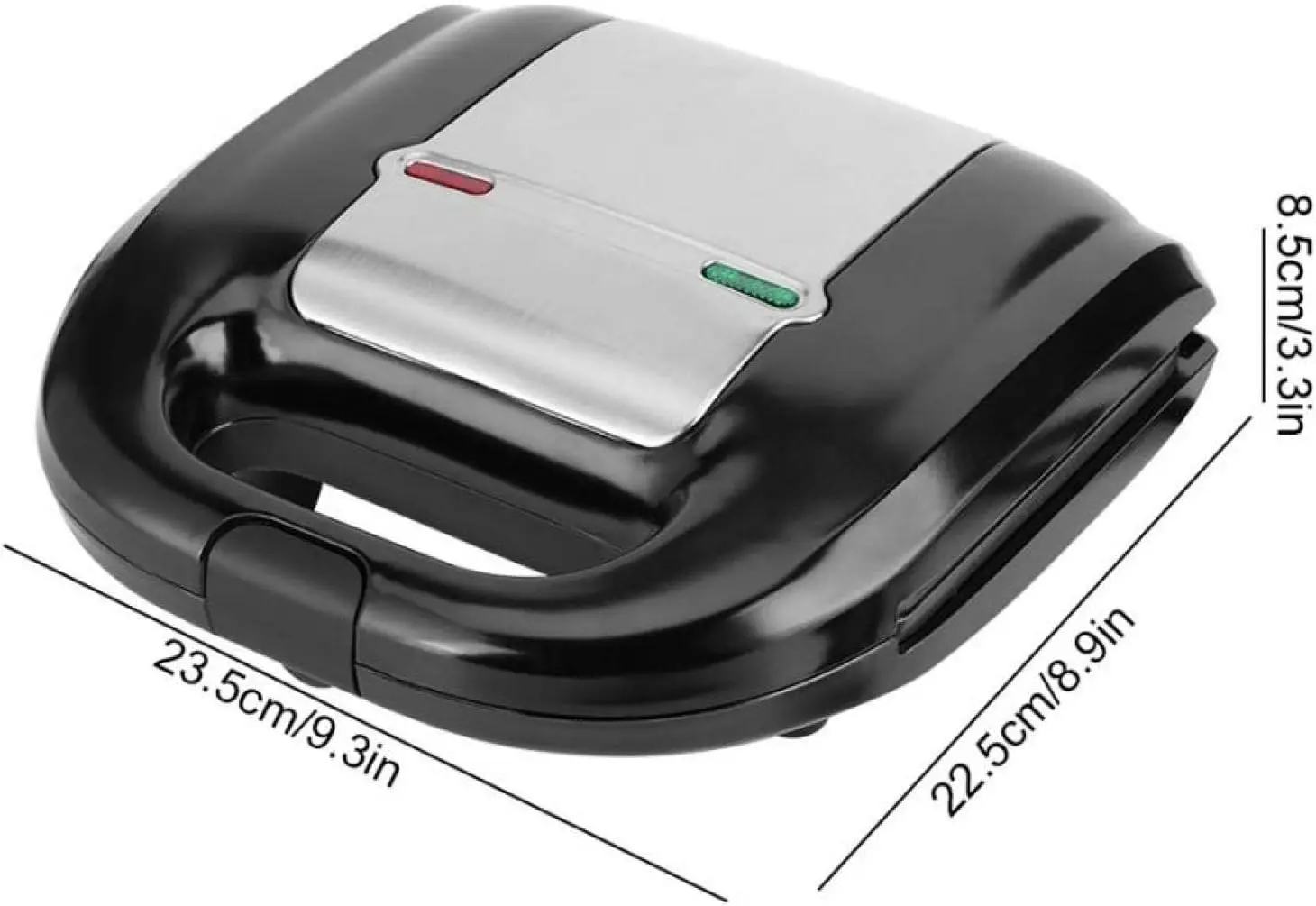 Máquina para hacer sándwiches pequeña, tostadora de sándwich multifunción para el hogar, bandeja eléctrica para hornear, máquina para hacer desayuno de 220V, máquina de cocina A