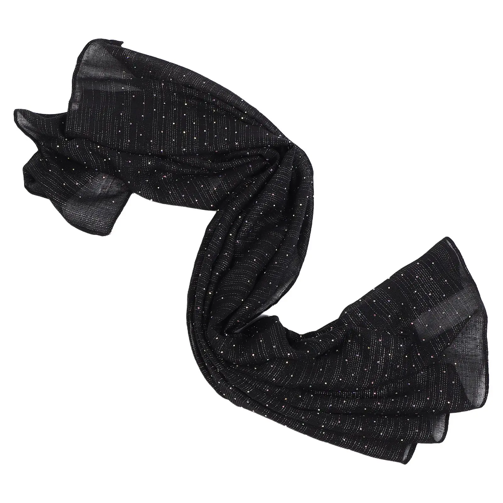 

Bright Silk Polyester Square Scarf Women Neck Scarves Head Bandanas Black Hair Thin Elegant Stylish Simple Breathable