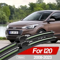 Para Hyundai I20 2008-2023 limpiaparabrisas delantero 2 uds accesorios de ventana de parabrisas 2009 2010 2011 2012 2014 2018 2020
