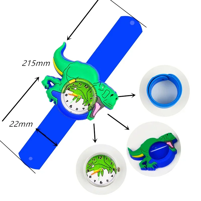 Presente de aniversário do bebê crianças brinquedos relógios dos desenhos animados animal dial pulseira crianças relógios para menino menina 2-15 anos de idade criança relógio