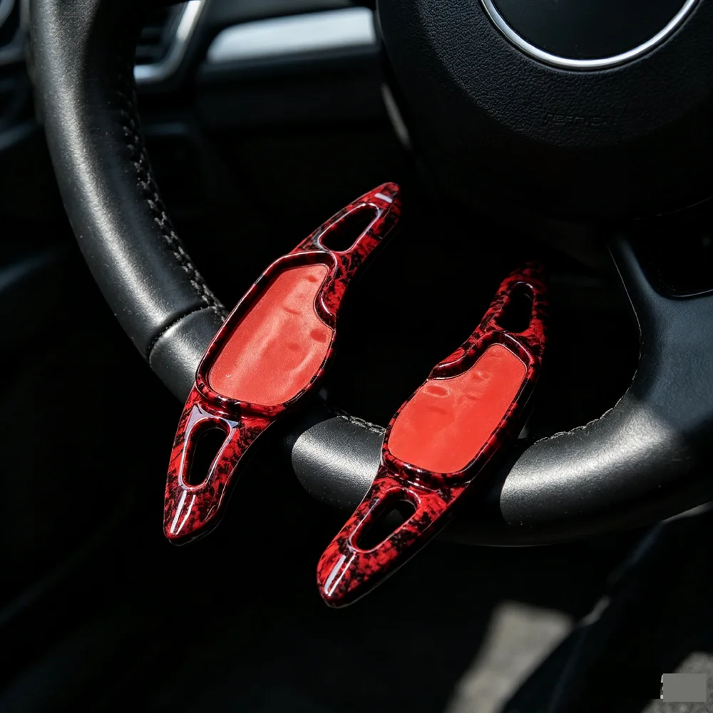 Top One ABS For Hyundai Tucson HEV 2025 Sonata 2024 2025 Paddle Shifter Sticker Car Steering Wheel Shift Paddle Accessories