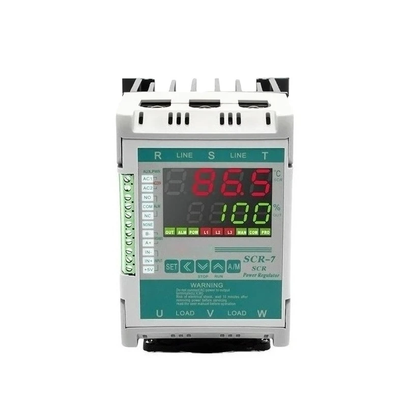 

3-Phase Thyristor Power Regulator with RS485 220V AC Voltage SCR Stabilizer LED Display for Various SVC Usages