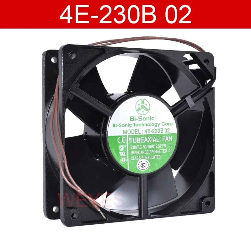 4E-230B 02 230VAC 22/21W for Bi-Sonic full metal high temperature moisture resistant 12038 AC 220V Axial fan NEW