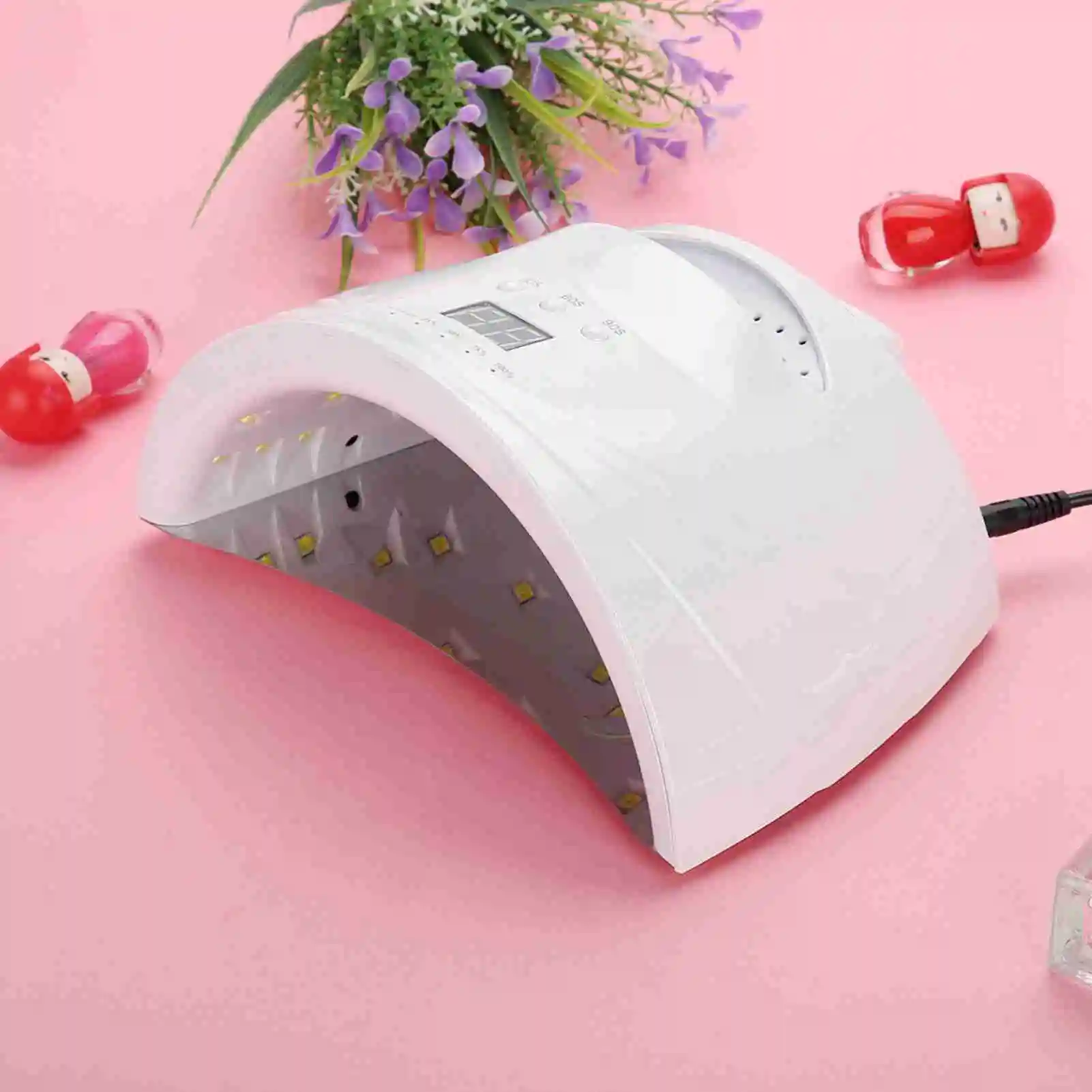 ZK40 48W Cordless Rechargeable Nail Lamp Nail Led UV Light Nail Polish Dryer Tool