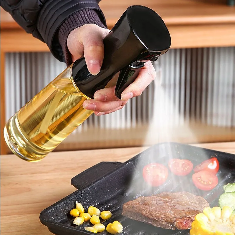 200ml 500ml Öl sprüh flasche Küche Kochen Olivenöl Spender Camping Grill Backen Essig Sojasauce Sprüh behälter