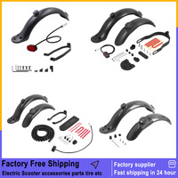Electric Scooter Front Fork Protective Cover Wheel Hub Cap for Xiaomi M365 1S Pro Tire Splash Fender Sets Reflective Shells