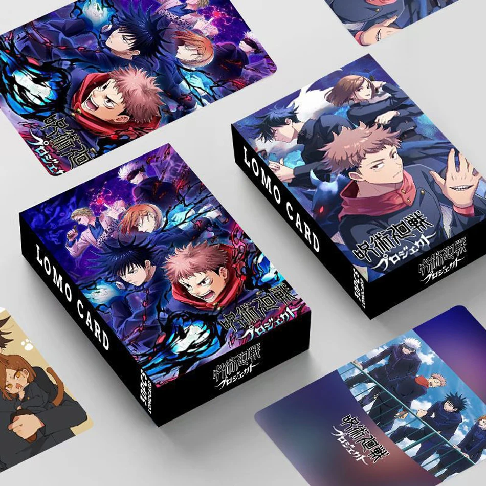 30 Pcs/Set Anime Jujutsu Kaisen My Hero Academia LOMO Card Self Made Paper Card Photocard Fans Collection