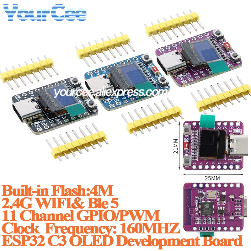 5Pcs/1Pc ESP32-C3 O…