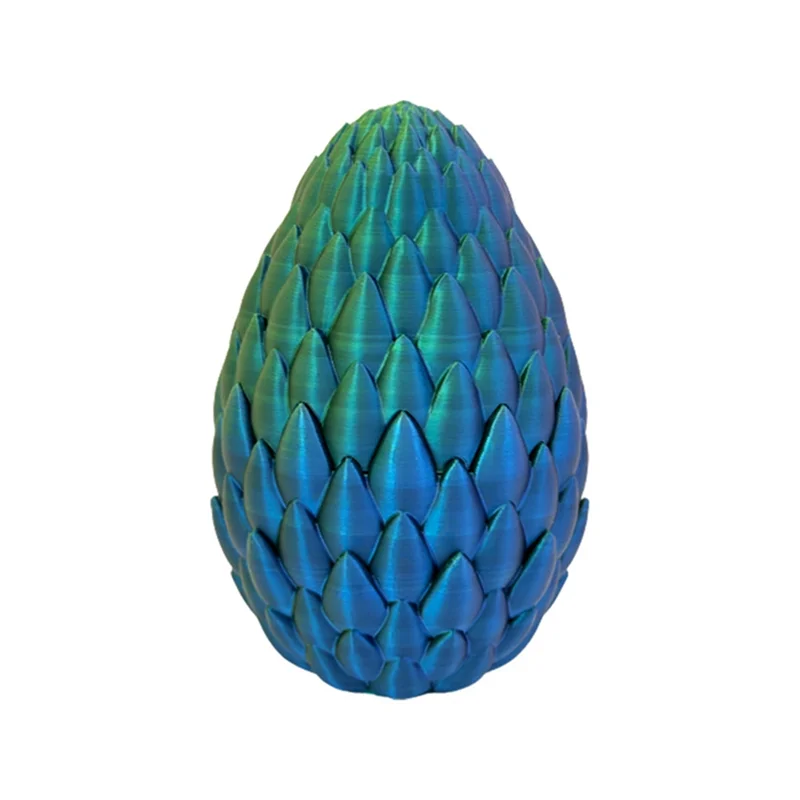 

WOWFU-Dragon Egg - Surprise Egg Ornaments With Flexible Pearly-Sheen Dragon, 3D Printed Gift.For Kids,Friend