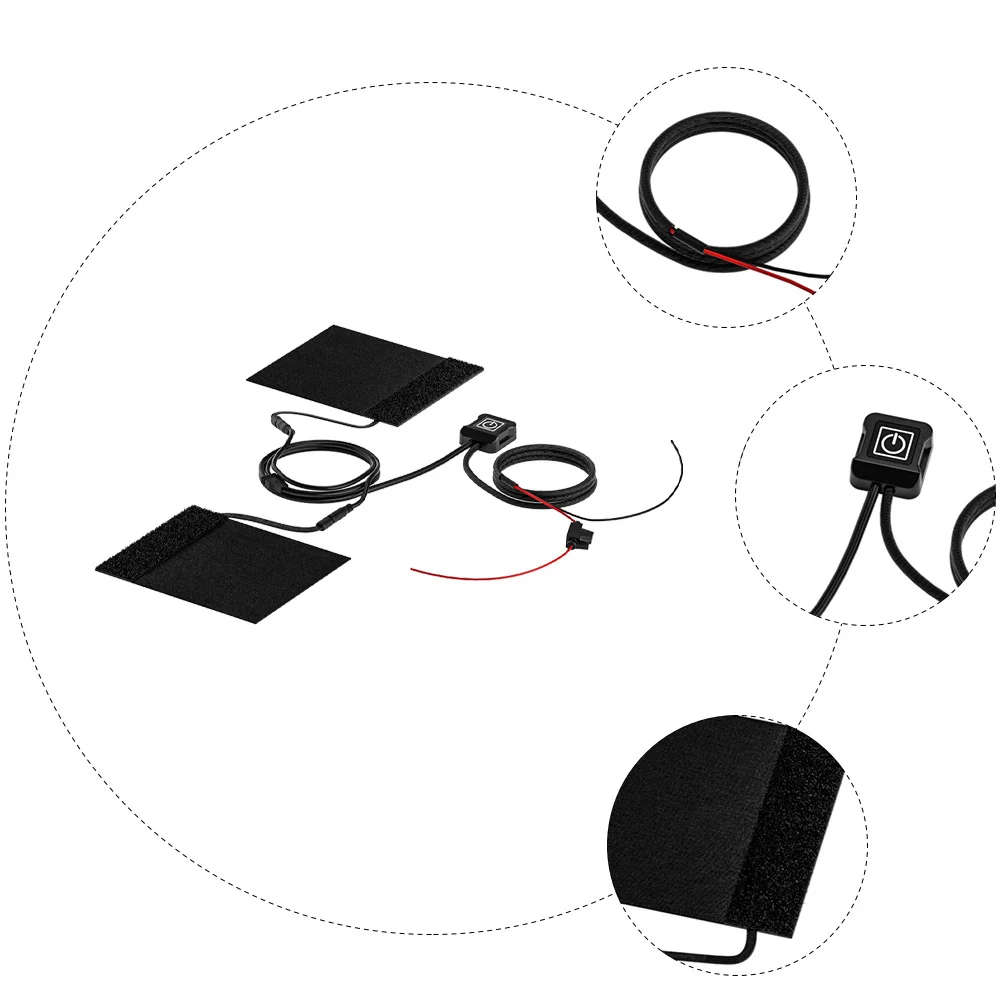 

1Set Motorcycle Electric Heated Grip Anti-Slip Handlebar Cover Adjustable Temperature Heating Handlebar Covers Motorbike