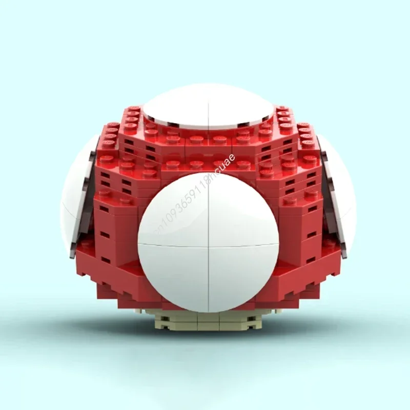 274pcs Marios Power Up Mushroom Moc Building Blocks Cartoon Assembled Block Diy Education Assembly Toys For Kids Christmas Gifts view 4