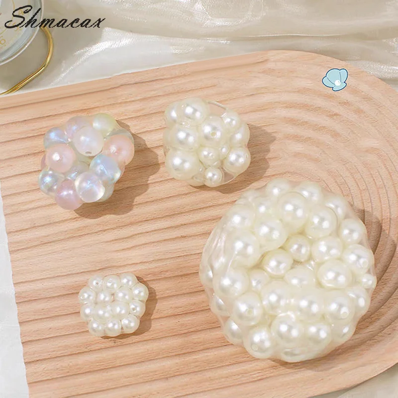 Stress Relief Squeeze Pearl Balls Stress Ball Fidget Toy Glazed Beads Vent Ball Pearl Balls Party Kids Fidgeting Girl Baby Toy