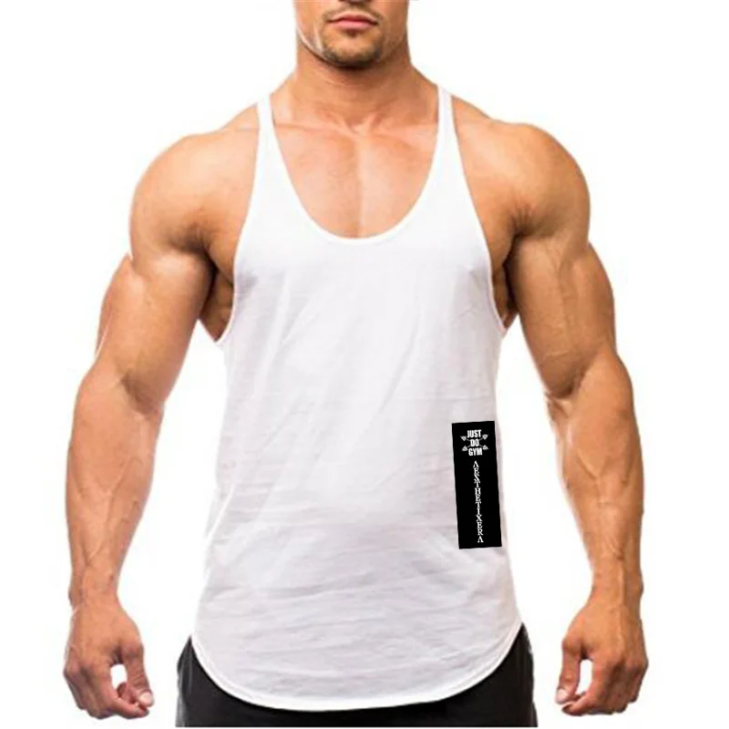 Men's Running Vests Quick Dry Sleeveless Racerback Tank Tops Breathable Lightweight Solid Color For Training