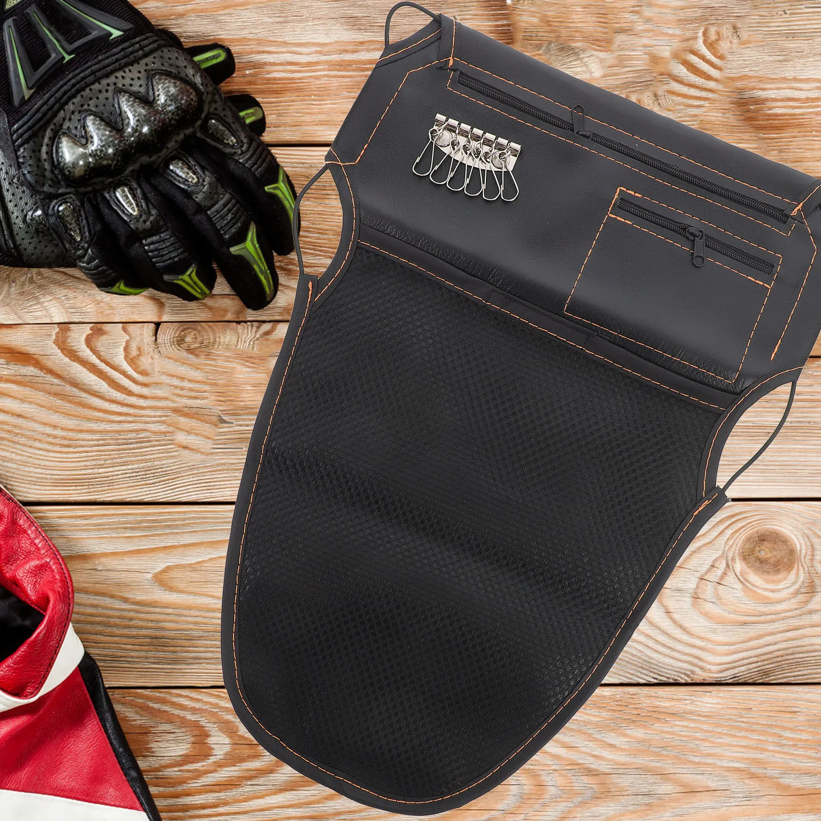 

Multifunctional Seat Cushion Bag Motorcycle Organizer Motorbike Bags for Equipment Back Saddle Small Tool