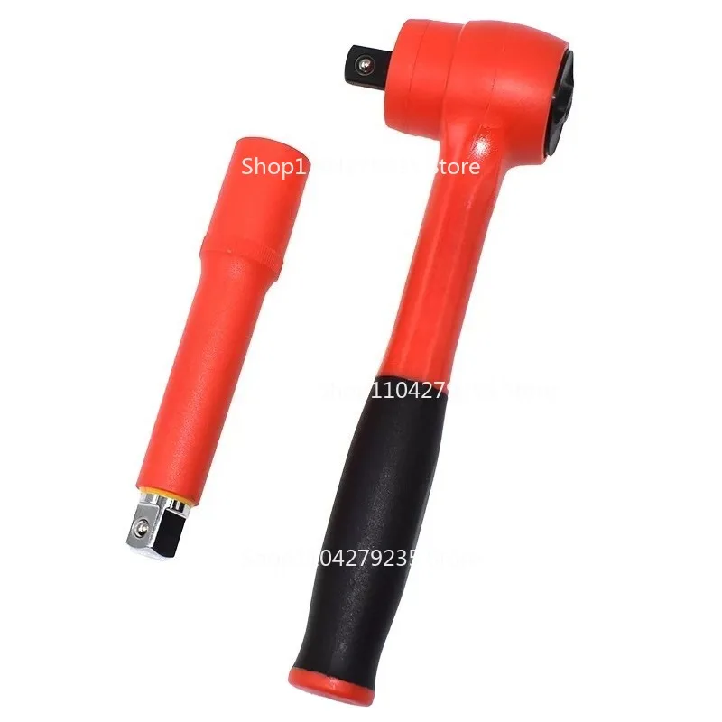 11 Pcs New Energy Insulated Socket Wrench 1000-Volt Insulated 1/2 in. Drive Deep Socket Set