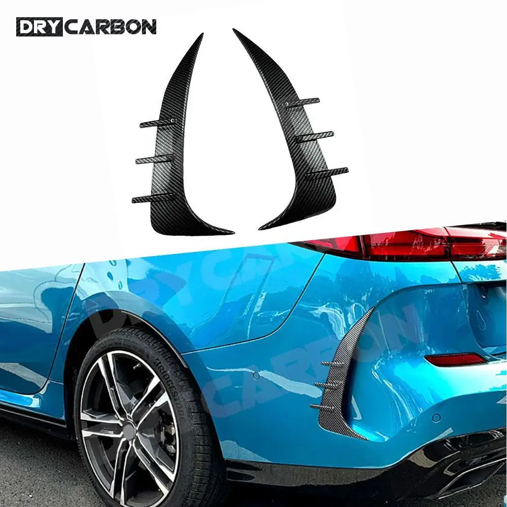 

ABS Piano Black Rear Bumper Side Fins Canards Splitters for BMW 2 Series F44 Sedan 2020+ Car Styling Body Kits Accessories