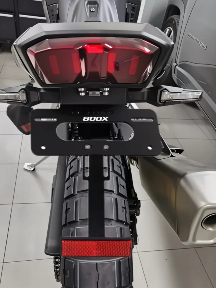Uchwyt tablicy rejestracyjnej, przedłużka, odblask tylny, błotnik eliminator do KOVE 800X Pro Rally Super Adventure 2023 - 2026 800 X — 2