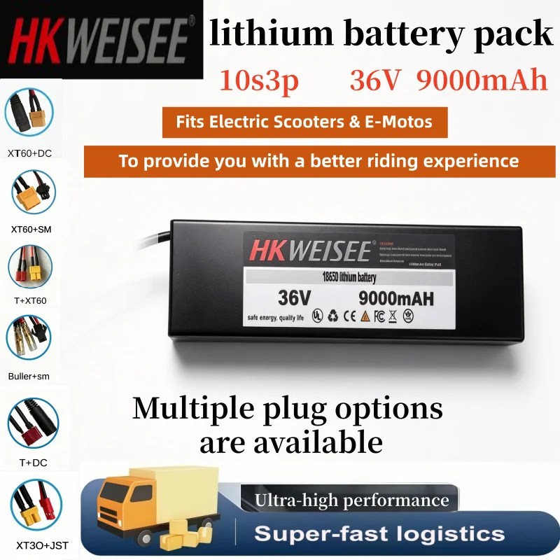 18650 Battery Pack 10S3P 9000mAh 12000mAh high performance Lithium Battery Electric Scooter electric motorcycle Battery