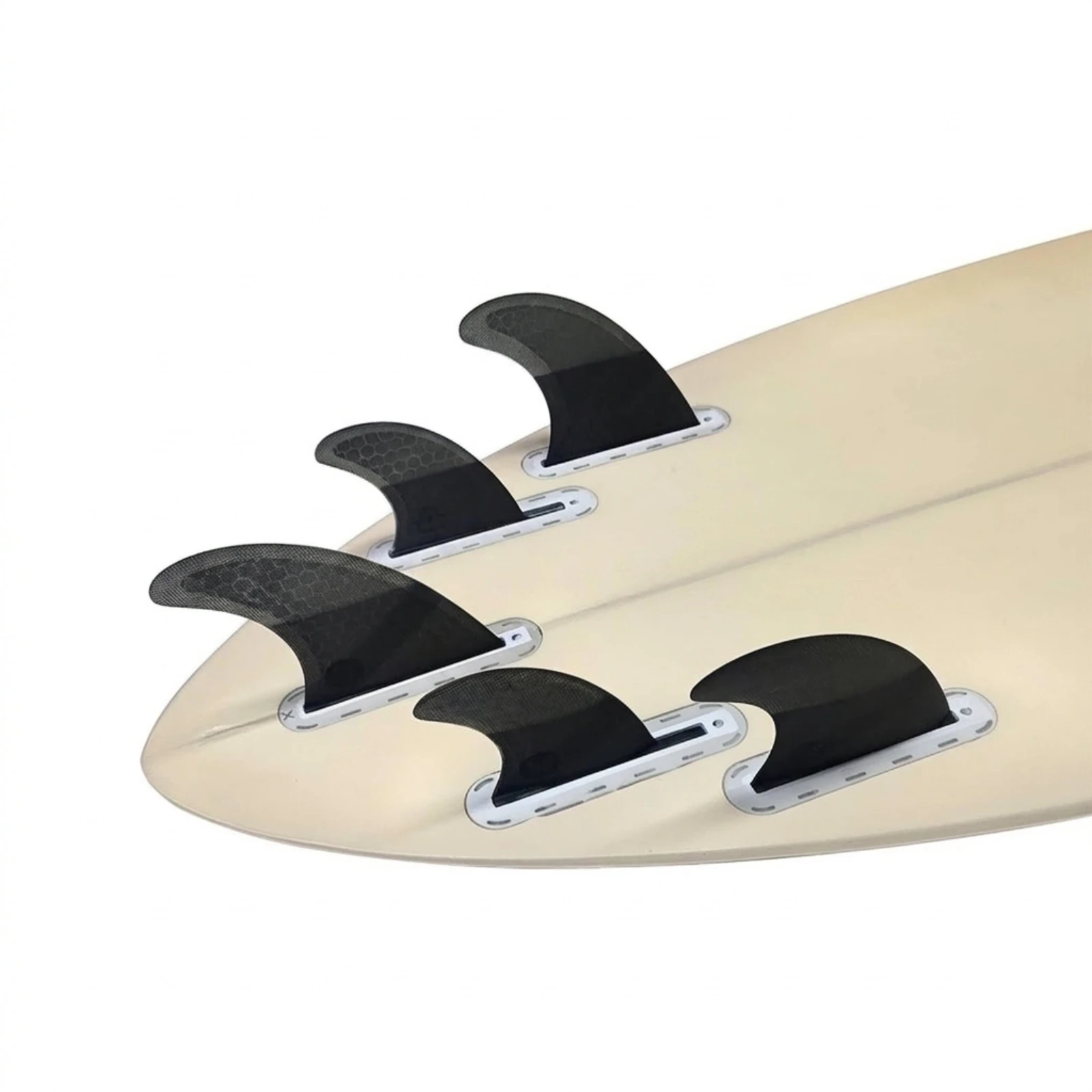 5 Pieces 5-Piece Fin Set Future-Ready Compatible FUT Fin Set Sports Gear Translucent Layered Look